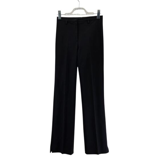 Marithe Francois Girbaud Dress Pants Womens 26 Tall Black Pinstripe Straight Leg - Picture 1 of 10